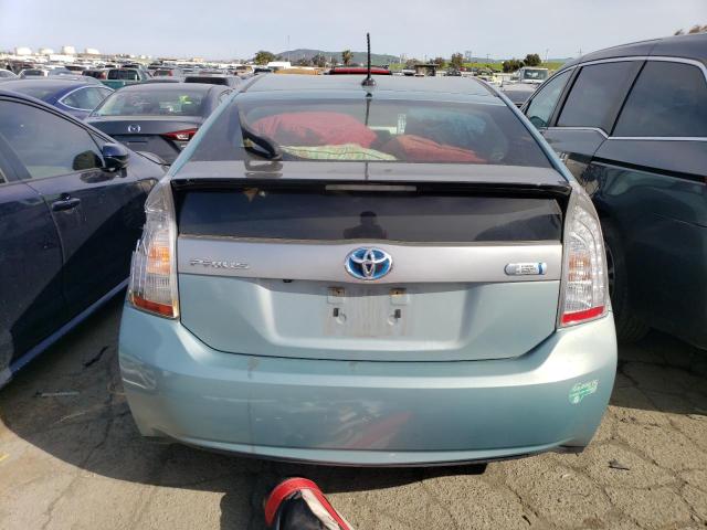 JTDKN3DP1F3071945 - 2015 TOYOTA PRIUS PLUG BLUE photo 6