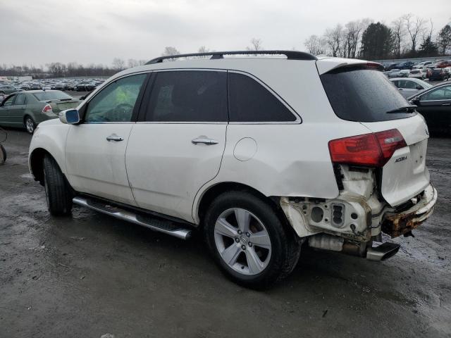 2HNYD2H63AH503573 - 2010 ACURA MDX TECHNOLOGY WHITE photo 2