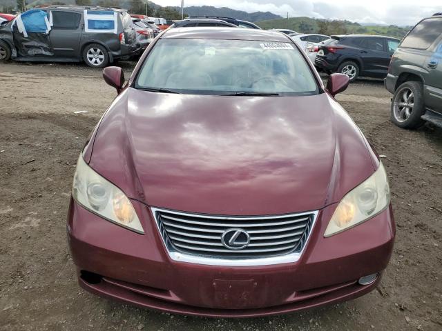 JTHBJ46G072141715 - 2007 LEXUS ES 350 BURGUNDY photo 5