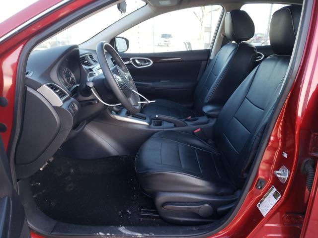 3N1AB7AP1HY382174 - 2017 NISSAN SENTRA S RED photo 7