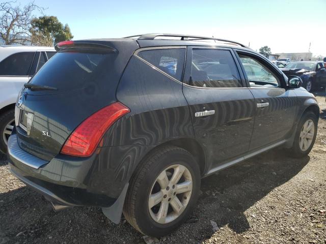 JN8AZ08T36W430348 - 2006 NISSAN MURANO SL BLACK photo 3