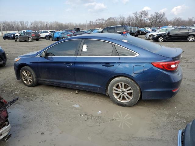 5NPE24AF6GH411412 - 2016 HYUNDAI SONATA SE BLUE photo 2