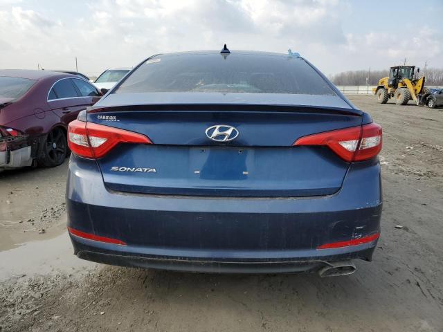 5NPE24AF6GH411412 - 2016 HYUNDAI SONATA SE BLUE photo 6