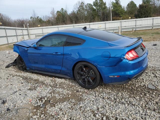 1FA6P8TH8L5182808 - 2020 FORD MUSTANG BLUE photo 2