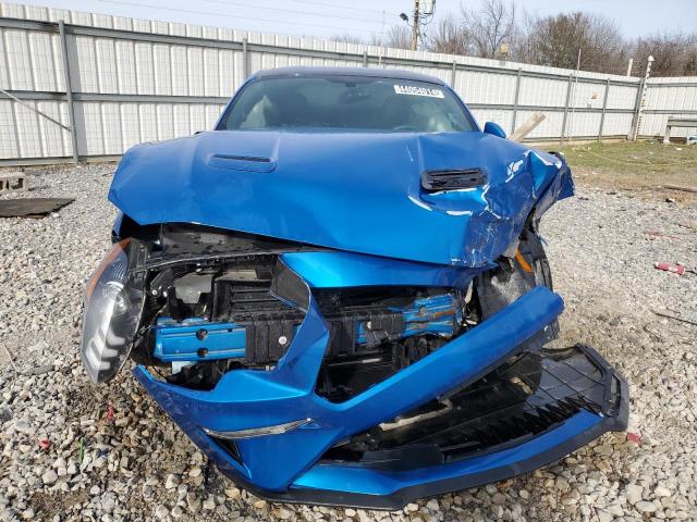 1FA6P8TH8L5182808 - 2020 FORD MUSTANG BLUE photo 5