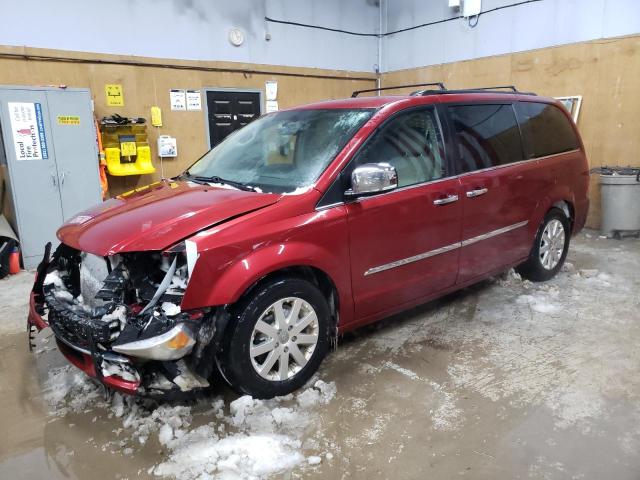2C4RC1CG4CR416625 - 2012 CHRYSLER TOWN & COU TOURING L BURGUNDY photo 1