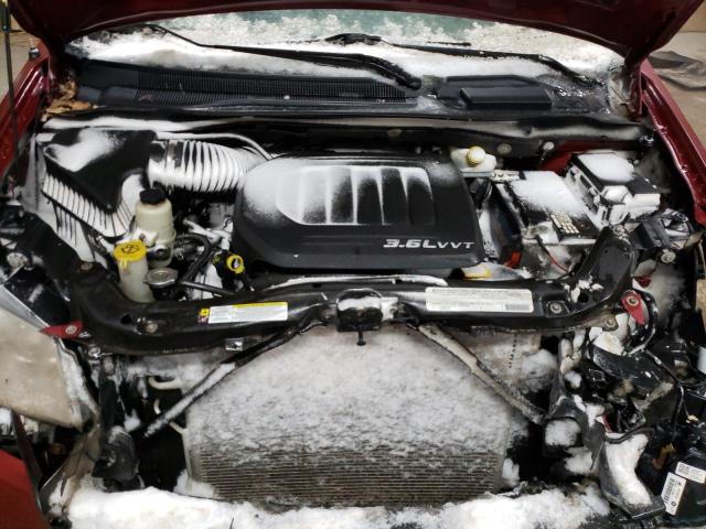 2C4RC1CG4CR416625 - 2012 CHRYSLER TOWN & COU TOURING L BURGUNDY photo 12