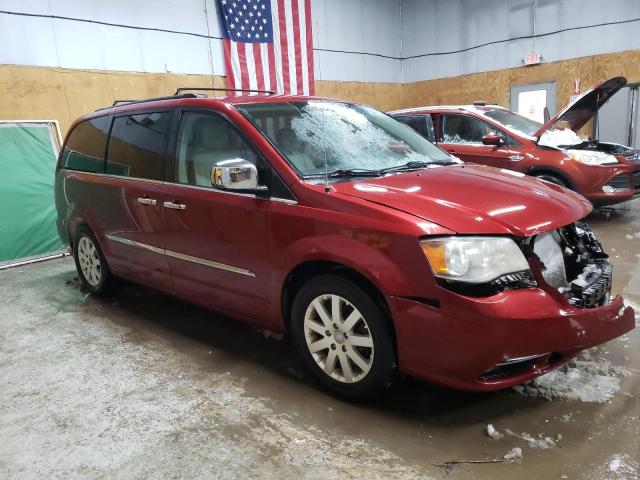 2C4RC1CG4CR416625 - 2012 CHRYSLER TOWN & COU TOURING L BURGUNDY photo 4