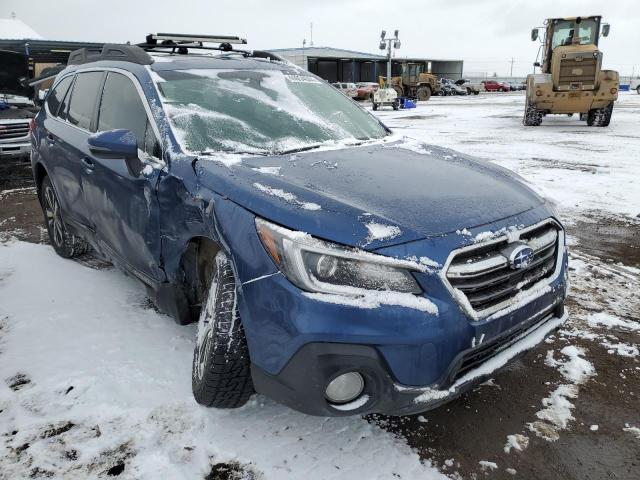 4S4BSANC5K3215740 - 2019 SUBARU OUTBACK 2.5I LIMITED BLUE photo 4