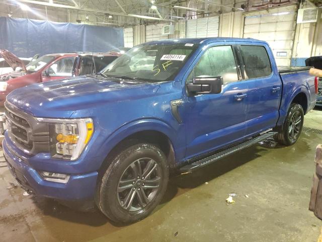 1FTEW1EP5NKE69807 - 2022 FORD F150 SUPERCREW BLUE photo 1