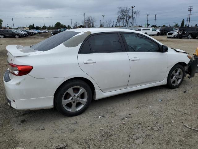 5YFBU4EE4DP099541 - 2013 TOYOTA COROLLA BASE WHITE photo 3