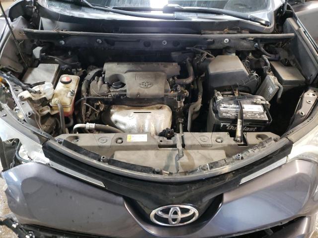 JTMRFREV0GJ096649 - 2016 TOYOTA RAV4 XLE GRAY photo 11