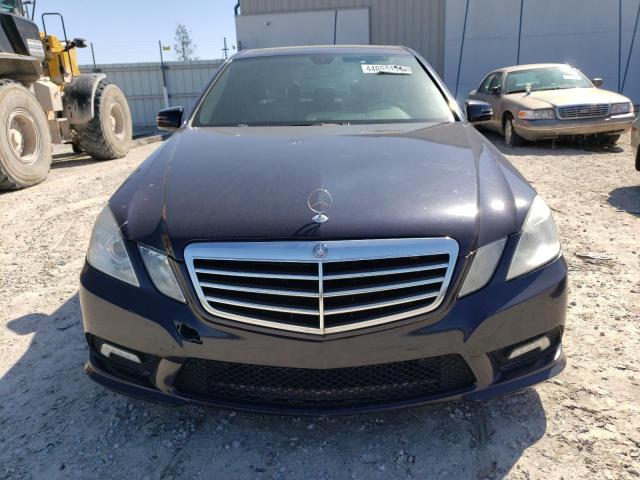 WDDHF8HB6BA467285 - 2011 MERCEDES-BENZ E 350 4MATIC BLUE photo 5