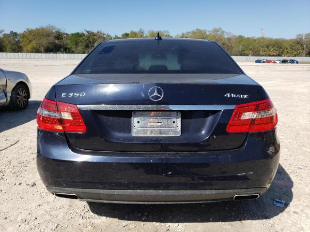 WDDHF8HB6BA467285 - 2011 MERCEDES-BENZ E 350 4MATIC BLUE photo 6