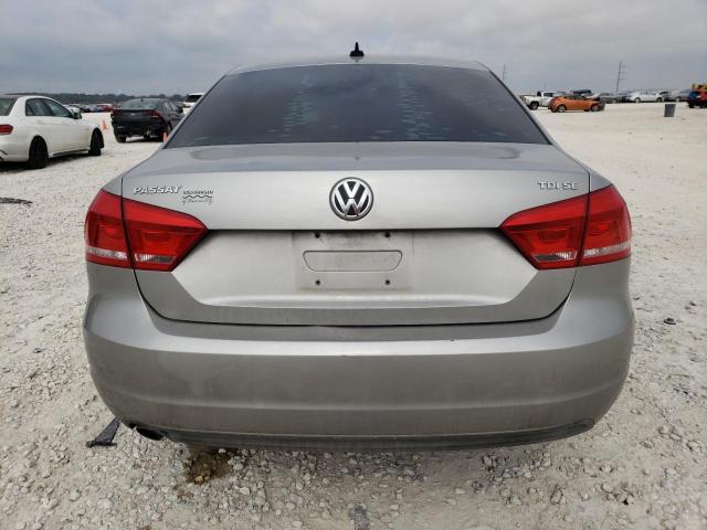 1VWBN7A39DC121350 - 2013 VOLKSWAGEN PASSAT SE GRAY photo 6