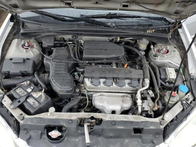 2HGES26764H566487 - 2004 HONDA CIVIC EX SILVER photo 11