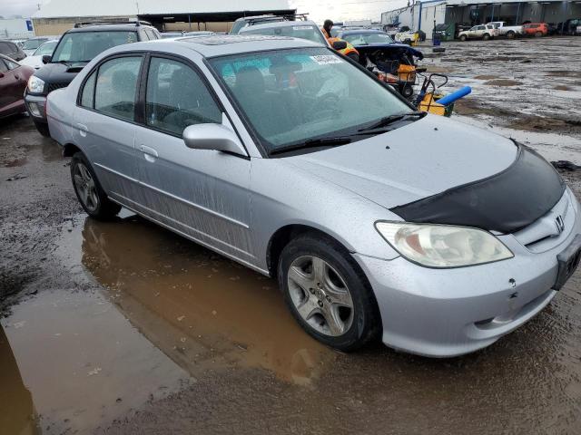 2HGES26764H566487 - 2004 HONDA CIVIC EX SILVER photo 4