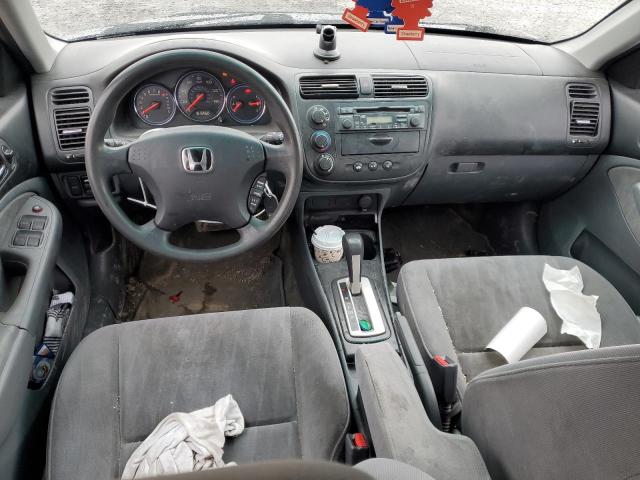 2HGES26764H566487 - 2004 HONDA CIVIC EX SILVER photo 8