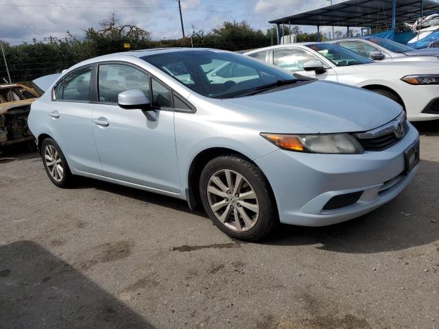 19XFB2F94CE363452 - 2012 HONDA CIVIC EXL BLUE photo 4