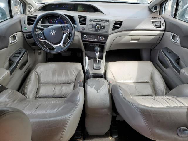 19XFB2F94CE363452 - 2012 HONDA CIVIC EXL ლურჯი ფოტო 8