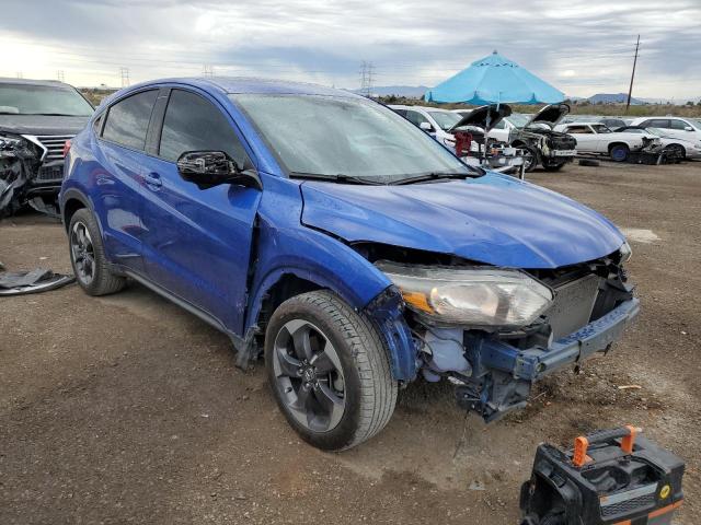 3CZRU5H52JM711989 - 2018 HONDA HR-V EX BLUE photo 4