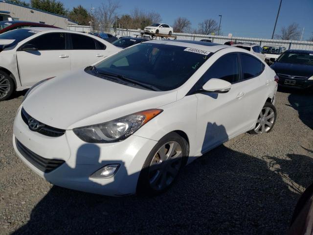 5NPDH4AE6DH452362 - 2013 HYUNDAI ELANTRA GLS WHITE photo 1