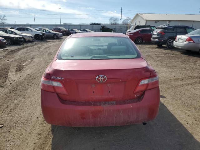 4T1BE46K29U318570 - 2009 TOYOTA CAMRY BASE RED photo 6