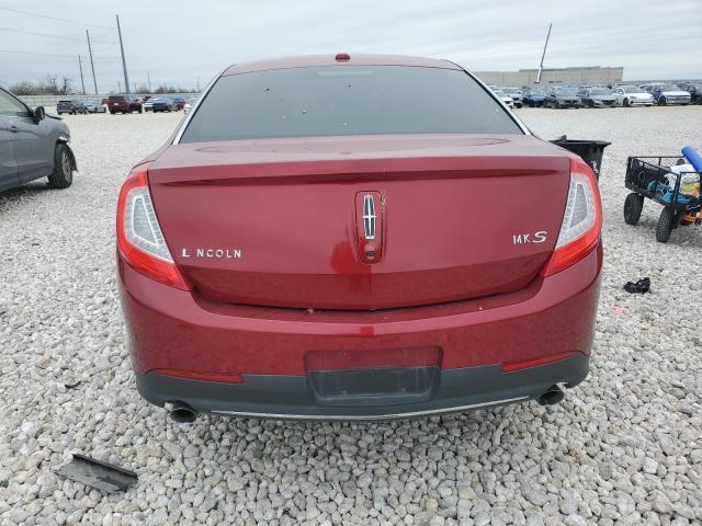 1LNHL9DK7DG612408 - 2013 LINCOLN MKS RED photo 6