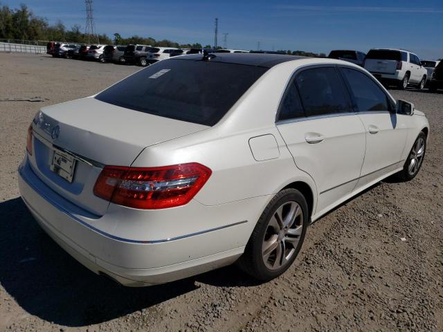 WDDHF5GB7BA415289 - 2011 MERCEDES-BENZ E 350 WHITE photo 3