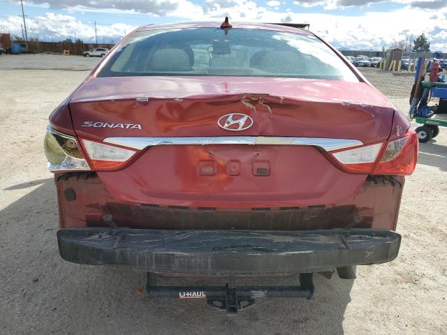 5NPEB4AC0CH366595 - 2012 HYUNDAI SONATA GLS RED photo 6