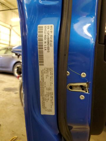 1C4PJMBX9MD142813 - 2021 JEEP CHEROKEE TRAILHAWK ლურჯი ფოტო 12