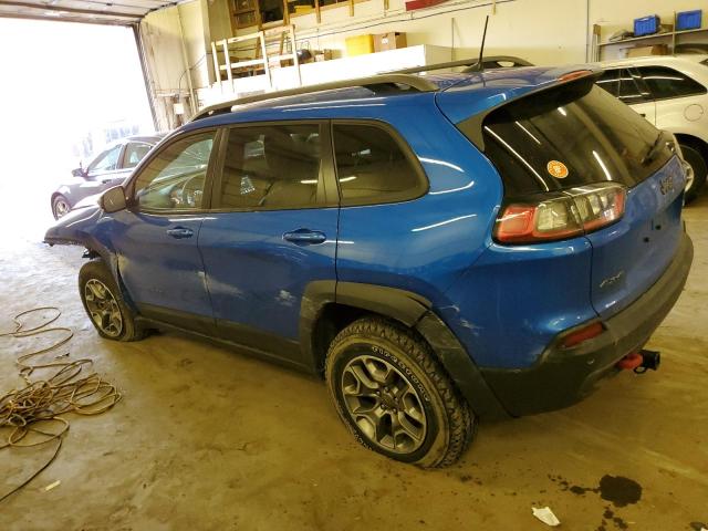 1C4PJMBX9MD142813 - 2021 JEEP CHEROKEE TRAILHAWK ლურჯი ფოტო 2