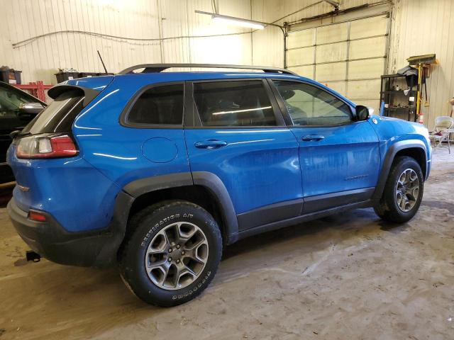 1C4PJMBX9MD142813 - 2021 JEEP CHEROKEE TRAILHAWK ლურჯი ფოტო 3