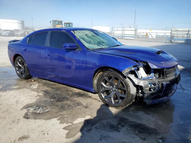 2C3CDXBG5LH245028 - 2020 DODGE CHARGER SXT BLUE photo 4