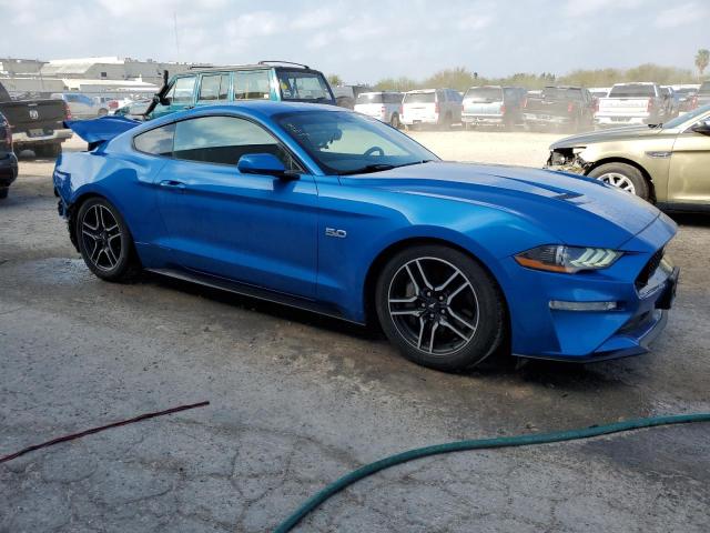 1FA6P8CF0L5125212 - 2020 FORD MUSTANG GT BLUE photo 4