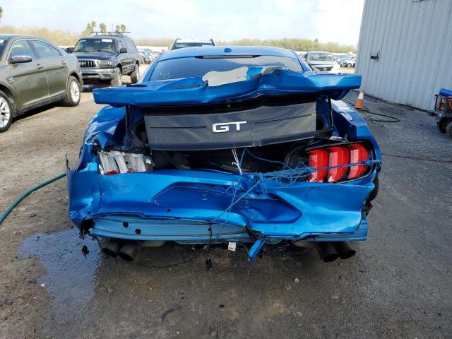 1FA6P8CF0L5125212 - 2020 FORD MUSTANG GT BLUE photo 6