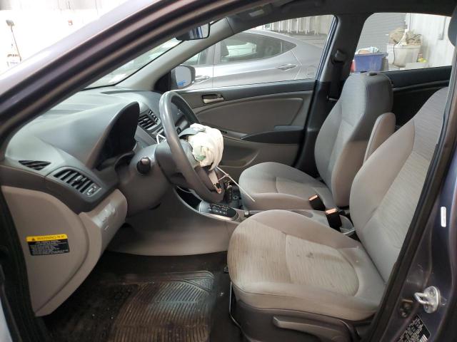 KMHCT4AE1GU073463 - 2016 HYUNDAI ACCENT SE GRAY photo 7