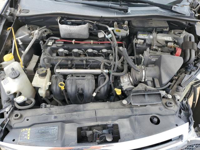 1FAHP33N88W107061 - 2008 FORD FOCUS SE BLACK photo 11