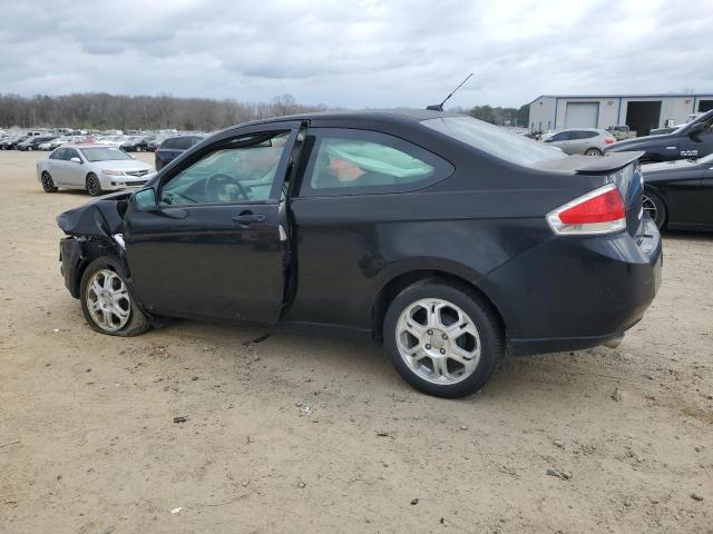 1FAHP33N88W107061 - 2008 FORD FOCUS SE BLACK photo 2