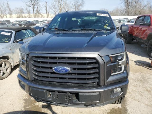 1FTEW1EG0FKD35367 - 2015 FORD F150 SUPERCREW GRAY photo 5