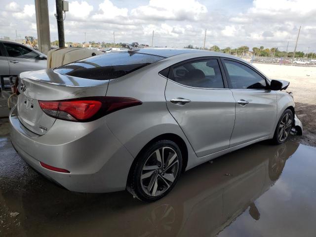 5NPDH4AE4EH470201 - 2014 HYUNDAI ELANTRA SE SILVER photo 3