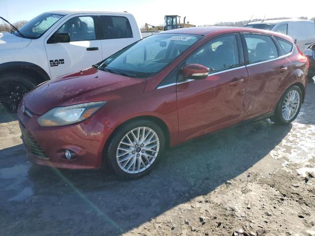 1FADP3N21EL197023 - 2014 FORD FOCUS TITANIUM RED photo 1