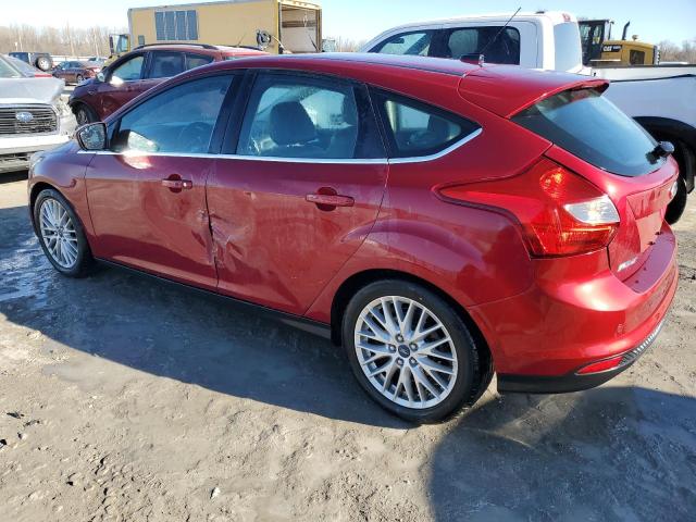 1FADP3N21EL197023 - 2014 FORD FOCUS TITANIUM RED photo 2