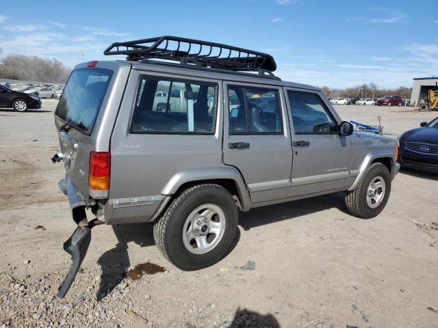 1J4FF48S11L518036 - 2001 JEEP CHEROKEE SPORT SILVER photo 3