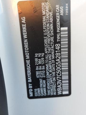 WBA3V7C50G5A28148 - 2016 BMW 428 I SULEV WHITE photo 12