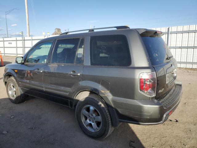 2HKYF18747H530221 - 2007 HONDA PILOT EXL GRAY photo 2