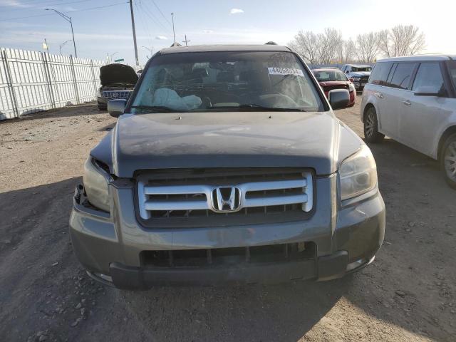 2HKYF18747H530221 - 2007 HONDA PILOT EXL GRAY photo 5