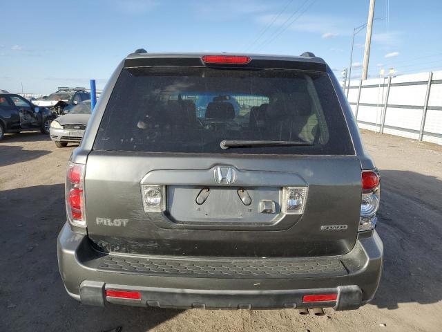 2HKYF18747H530221 - 2007 HONDA PILOT EXL GRAY photo 6