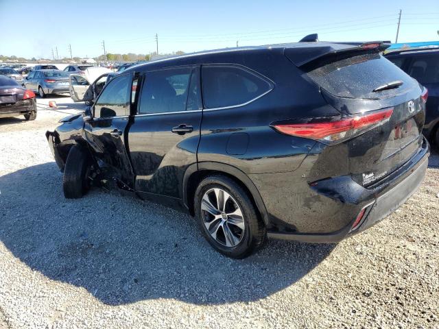 5TDGZRAH9MS533075 - 2021 TOYOTA HIGHLANDER XLE BLACK photo 2