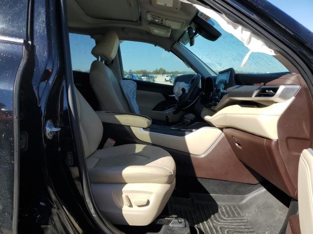 5TDGZRAH9MS533075 - 2021 TOYOTA HIGHLANDER XLE BLACK photo 7